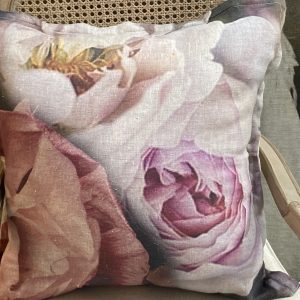 Linen Scatter- Dark peonie