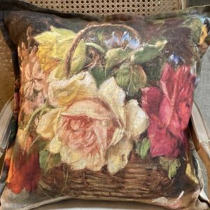 Linen Scatter - Flower Basket 60 x60