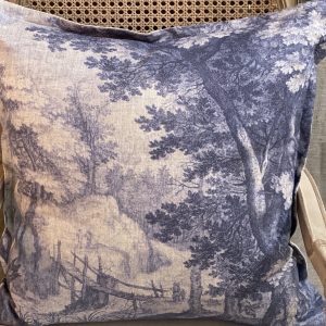 Linen Scatter- blue no 8