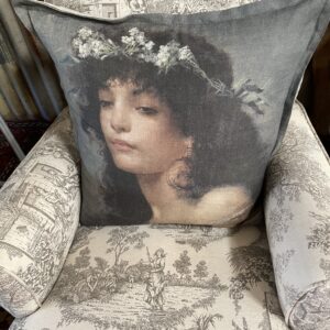 Linen Scatter-Black Beauty 60 x 60
