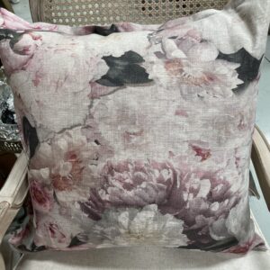 Linen Scatter- Pink Peonie