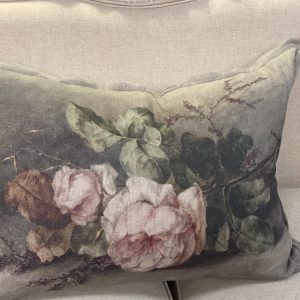 Linen Scatter- Pink Rose 60 x60