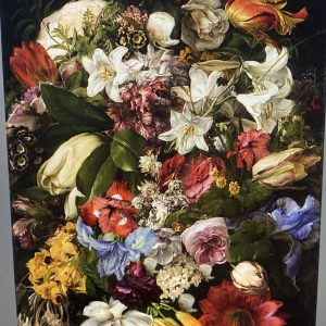 Linen Panel- Bunch of Flowers 1m x 1.5m