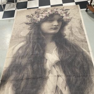 Linen Cloth-Old  Goddess 1mx1.5m