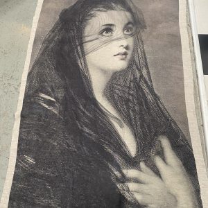 Linen Panel - Angelique 1m x 1.5m