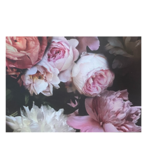 Paper Placemat-Dark Peony