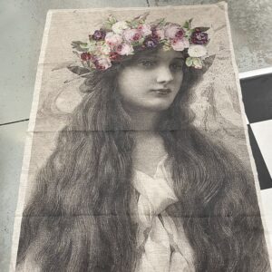 Linen Panel- Ellaine Muse 1m x 1.5m