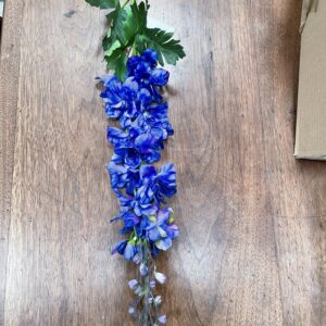 Delphinium spray 79cm-Dark Blue