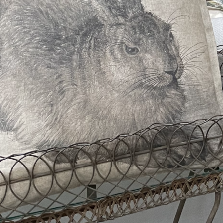 Linen Scatter- Rabit 60x60